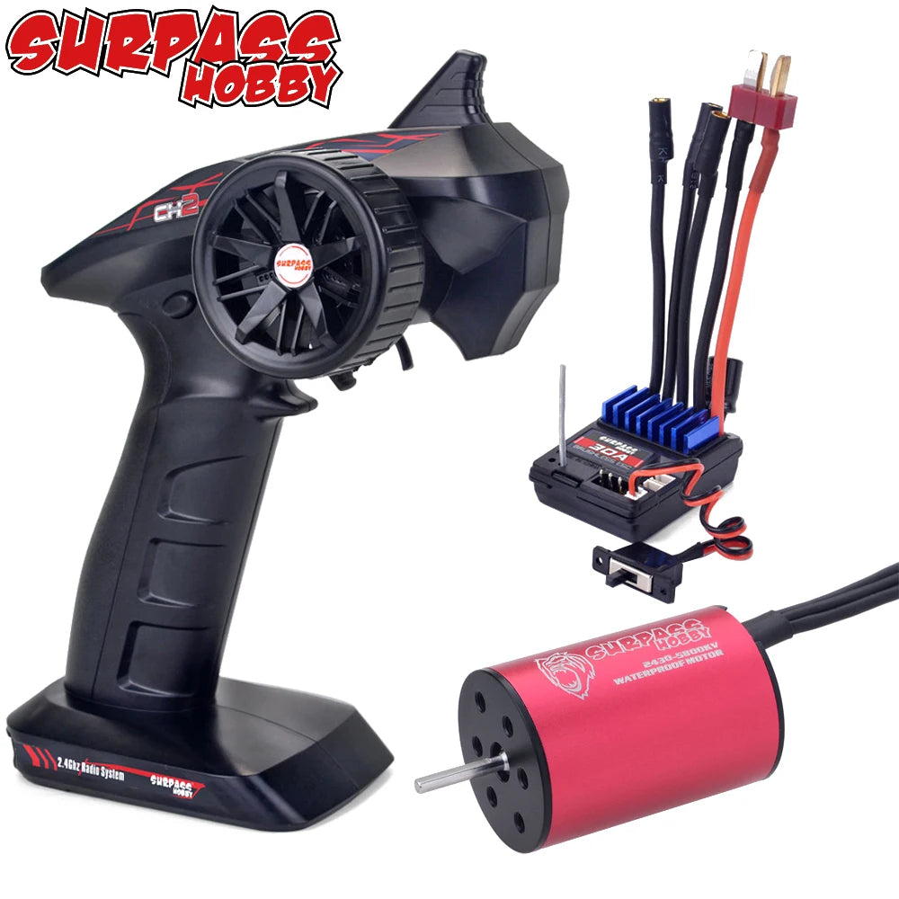 Surpass Hobby Waterproof 2430 2435 2440 2838 2845 Brushless Motor+