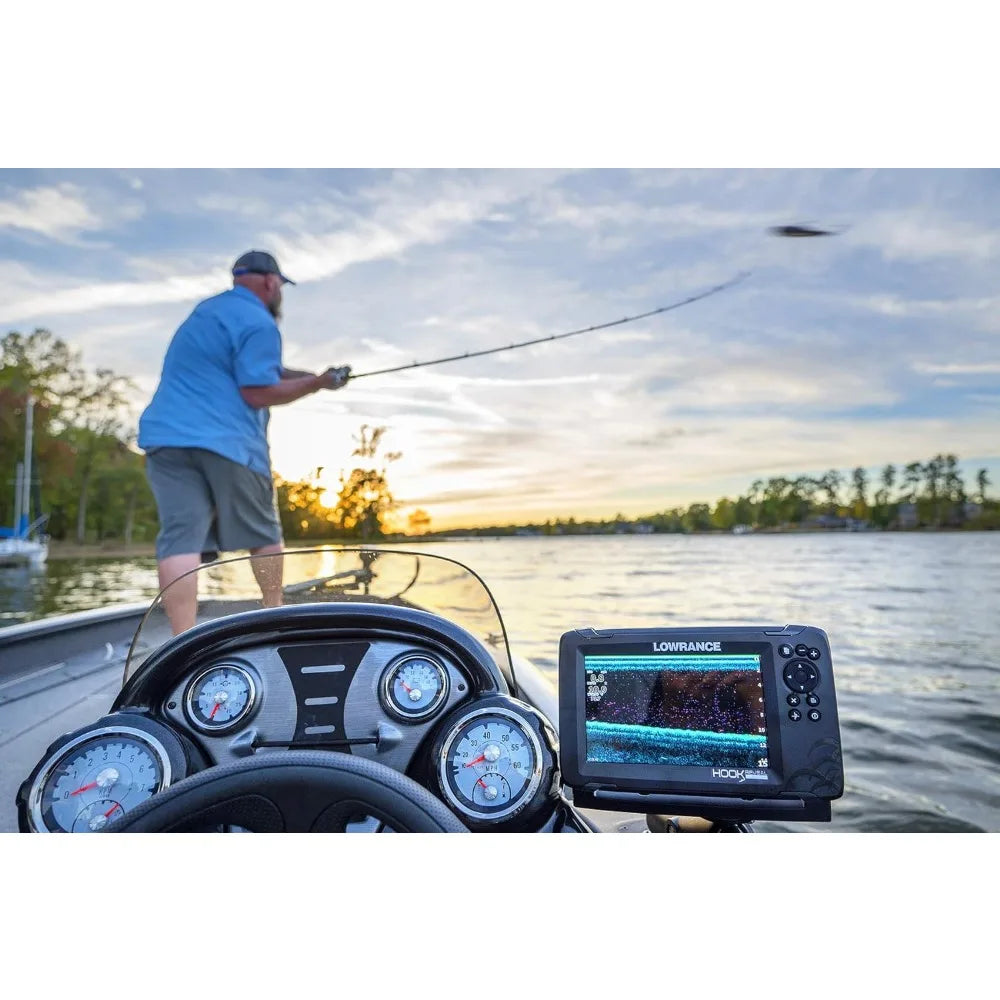 Reveal 5", 7" and 9" Fish Finders with Transducers