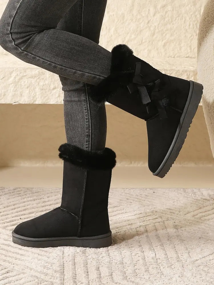 Classic Plush Snow Boots  Warm Winter Cotton Shoes