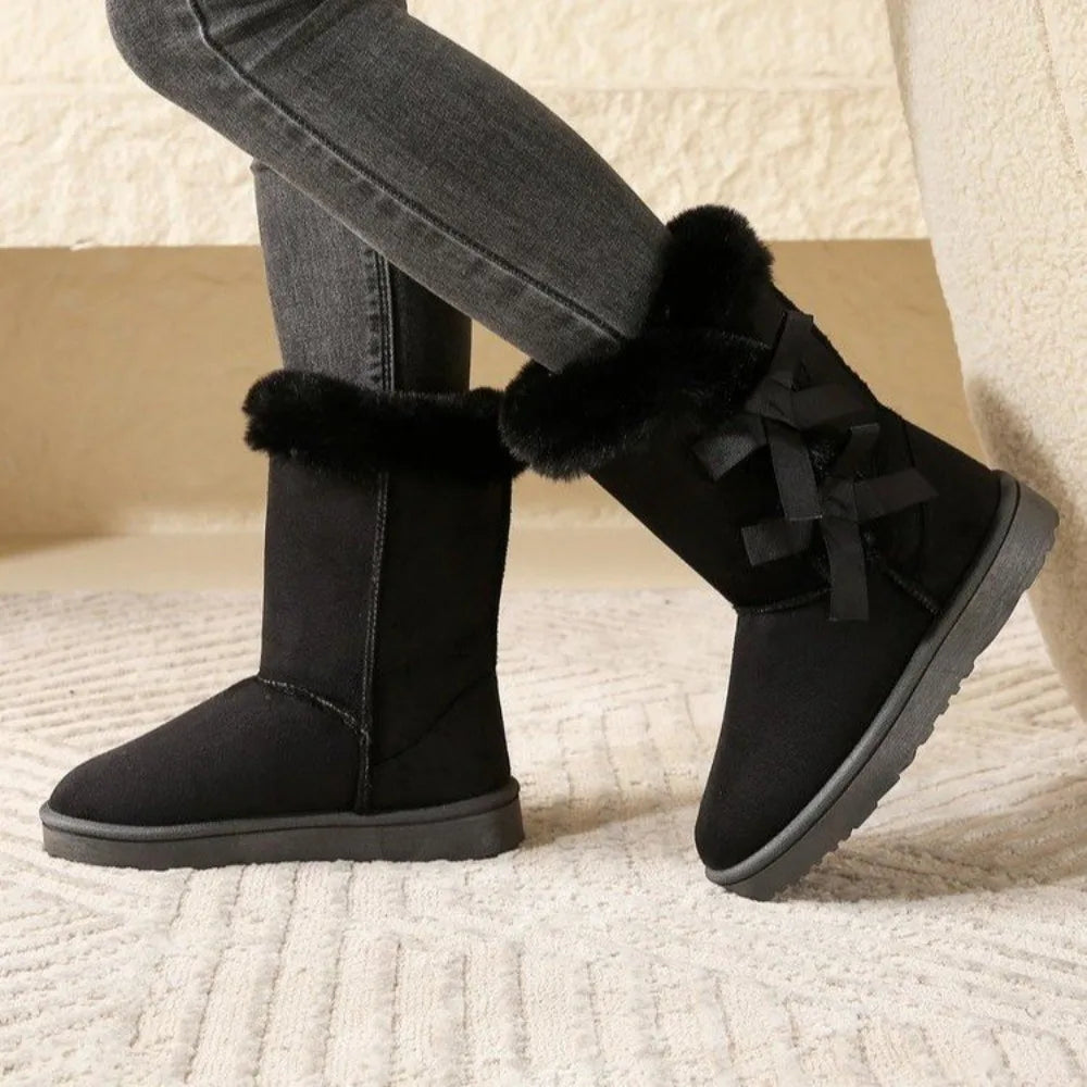 Classic Plush Snow Boots  Warm Winter Cotton Shoes