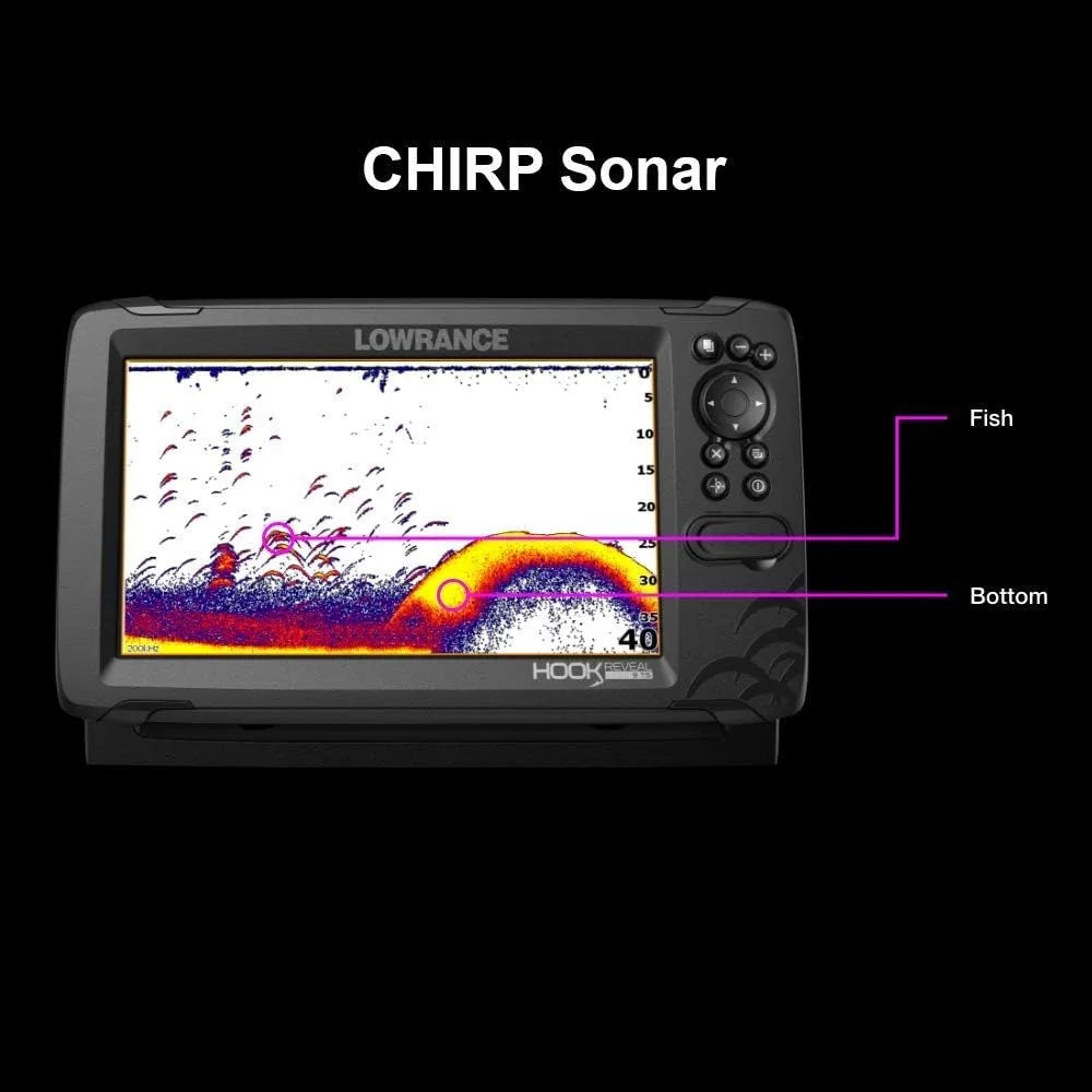 Reveal 5", 7" and 9" Fish Finders with Transducers